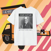 Load image into Gallery viewer, Cigar Hustler 
Sigmund Freud got issues? T-Shirt White
