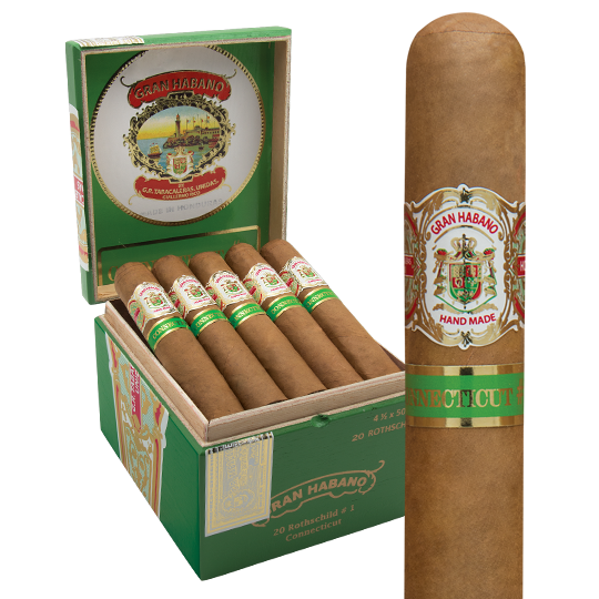 Gran Habano Connecticut #1 Robusto 5 x 52 box of 20